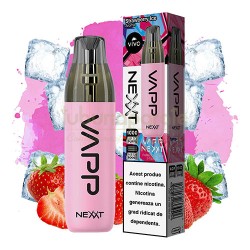 Mini narghilea VIVO Nexxt Strawberry Ice (20 mg) 1000 pufuri